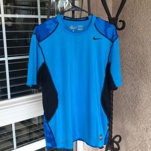 Men’s Nike Pro combat dry fit fitted workout shirt
